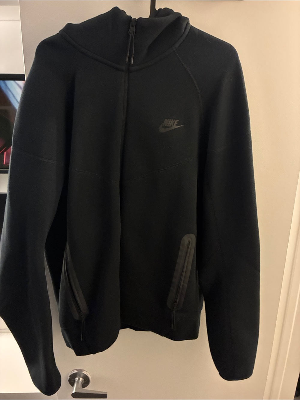 Nike Black Full-Zip Athletic Hoodie